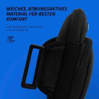ONEFLOW Force Case für LG K50 – Smartphone Armtasche aus Neopren, Handy Sportarmband