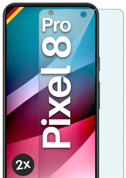 moex ShockProtect Klar für Google Pixel 8 Pro – Panzerglas für kratzfesten Displayschutz, Ultra klar
