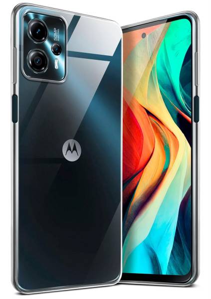moex Aero Case für Motorola Moto G23 – Durchsichtige Hülle aus Silikon, Ultra Slim Handyhülle