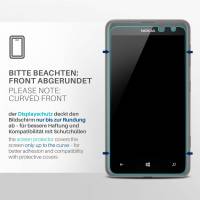 moex FlexProtect Klar für Nokia Lumia 625 – Schutzfolie für unsichtbaren Displayschutz, Ultra klar