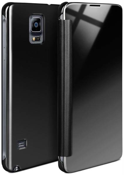moex Void Case für Samsung Galaxy Note 4 – Klappbare 360 Grad Schutzhülle, Hochglanz Klavierlack Optik