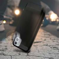 ONEFLOW Shift Case für Apple iPhone 11 – Handyhülle aus robustem TPU in Carbon- & brushed Alu-Optik