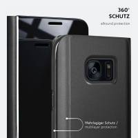 moex Void Case für Samsung Galaxy S7 – Klappbare 360 Grad Schutzhülle, Hochglanz Klavierlack Optik