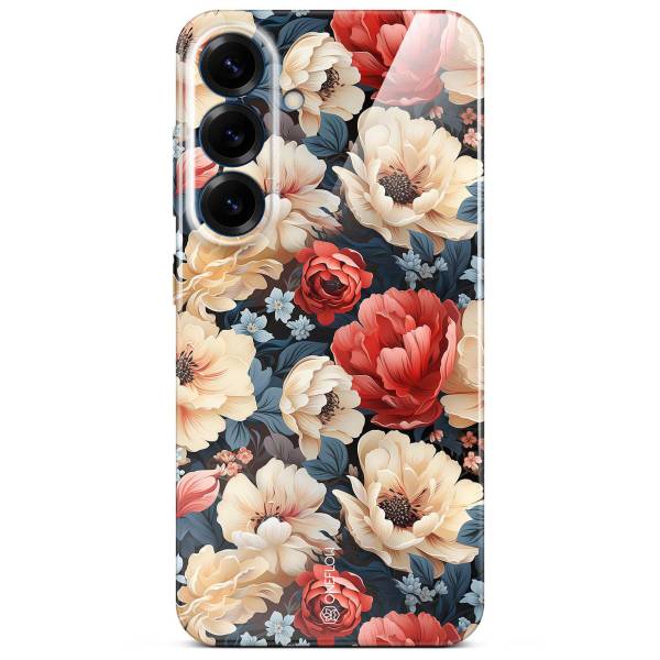 ONEFLOW Flower Cover Samsung Galaxy S25 Blumen Muster