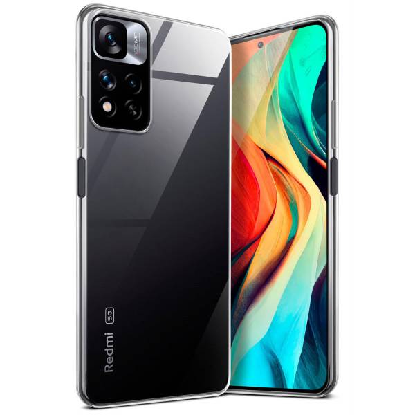 moex Aero Case Redmi Note 11 Pro+ 5G durchsichtig aus Silikon