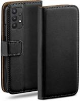 moex Book Case für Samsung Galaxy A32 5G – Klapphülle aus PU Leder mit Kartenfach, Komplett Schutz