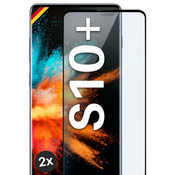 moex CurveProtect für Samsung Galaxy S10 Plus – Full Screen Schutzfolie – Curved 3D Panzerglas