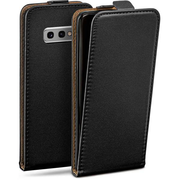 moex Flip Case Samsung Galaxy S10e Klapphülle Leder Optik