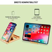 My Fat Gorilla Handyständer aus Bambus – Tischständer für Handys und Tablets, Verstellbarer Handyhalter – weiteres Produktbild 4
