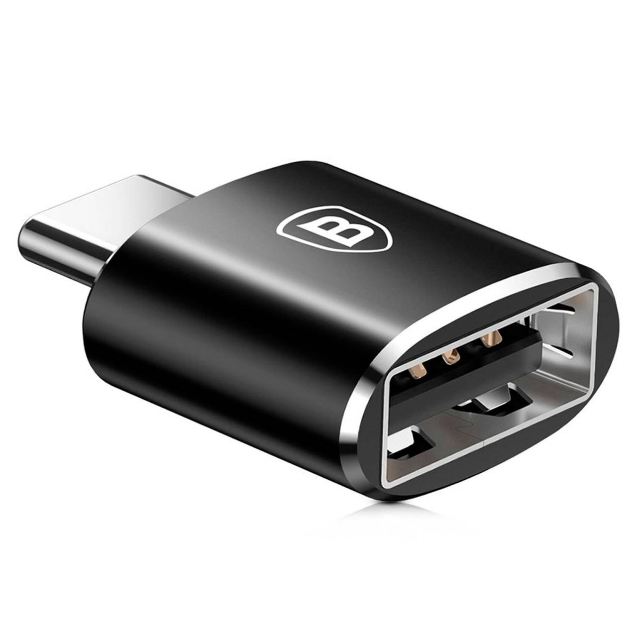 Baseus USB Adapter – für Smartphones und andere Geräte, kompakter Adapter mit OTG-Funktion, USB-A auf USB-C