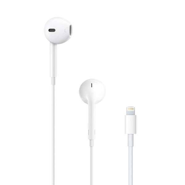 Apple In-Ear-Kopfhörer – Lightning Anschluss, mit Mikrofon, für iPhone 5 - 14 und iPad Modelle, Ear Pod Serie