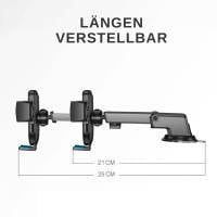 Joyroom Autotelefonhalter mit ausziehbarem Teleskoparm – Handyhalterung für Armaturenbrett, Windschutzscheibe