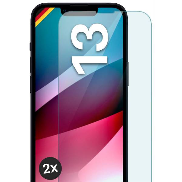 moex ShockProtect iPhone 13 Panzerglas Klar