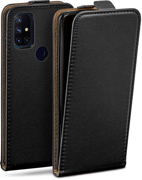 moex Flip Case für OnePlus Nord N10 5G – PU Lederhülle mit 360 Grad Schutz, klappbar