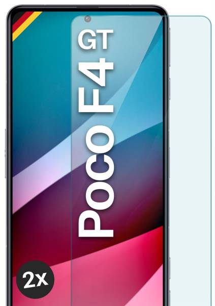 moex ShockProtect Klar für Xiaomi Poco F4 GT – Panzerglas für kratzfesten Displayschutz, Ultra klar