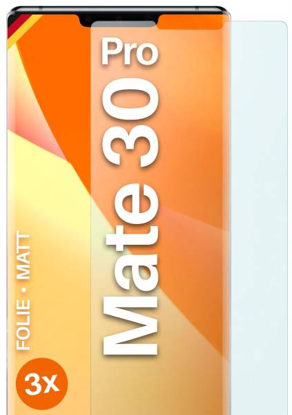 moex FlexProtect Matt für Huawei Mate 30 Pro – Anti Reflex Schutzfolie für besten Displayschutz, Matt