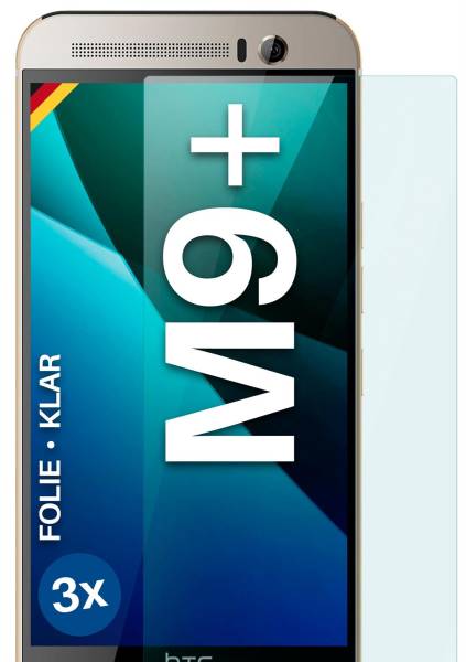 moex FlexProtect Klar für HTC One M9 Plus – Schutzfolie für unsichtbaren Displayschutz, Ultra klar