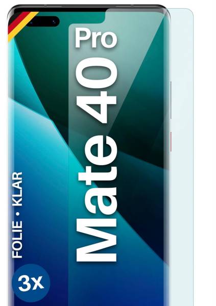 moex FlexProtect Klar für Huawei Mate 40 Pro – Schutzfolie für unsichtbaren Displayschutz, Ultra klar