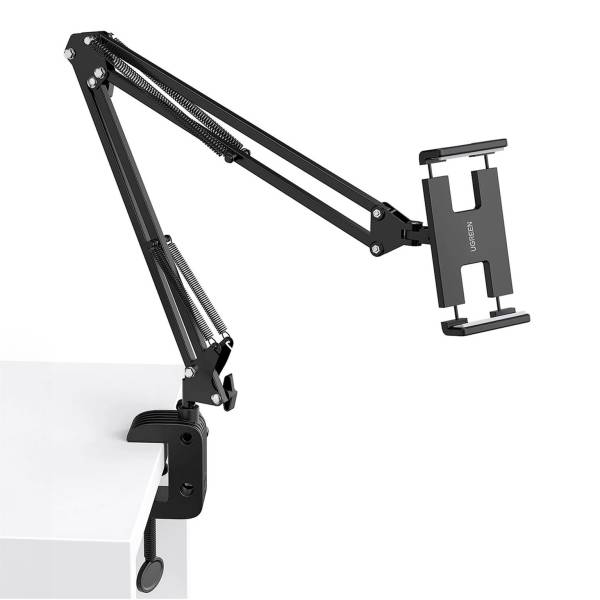 Ugreen Klapparm Halterung – Aluminium-Tischhalterung für Smartphone und Tablet, Stativ Halterung, flexibel