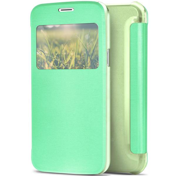 moex Focus Case für iPhone 8 Plus – Klapphülle mit Sichtfenster – Handytasche mit Rundumschutz
