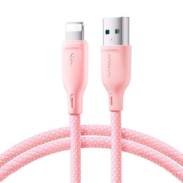 Joyroom Ladekabel – USB-A auf Lightning für iPhone 5 - 14 und iPad Modelle, Multi-Color Serie, 100W, Länge 1 m