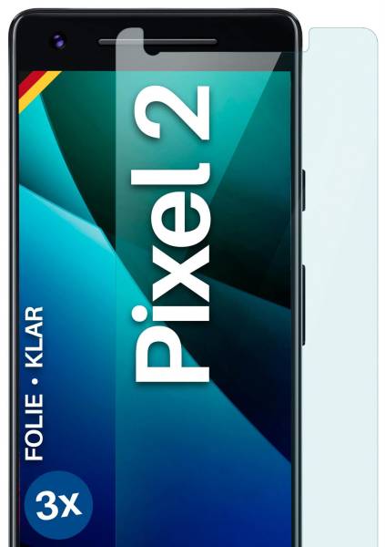 moex FlexProtect Klar für Google Pixel 2 – Schutzfolie für unsichtbaren Displayschutz, Ultra klar
