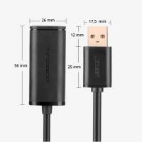 Ugreen US121 – USB 2.0 Verlängerungskabel 10m, USB-A auf USB-A, 480 Mbps, Langlebiges Material