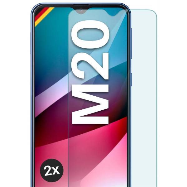 moex ShockProtect Samsung Galaxy M20 Panzerglas Klar